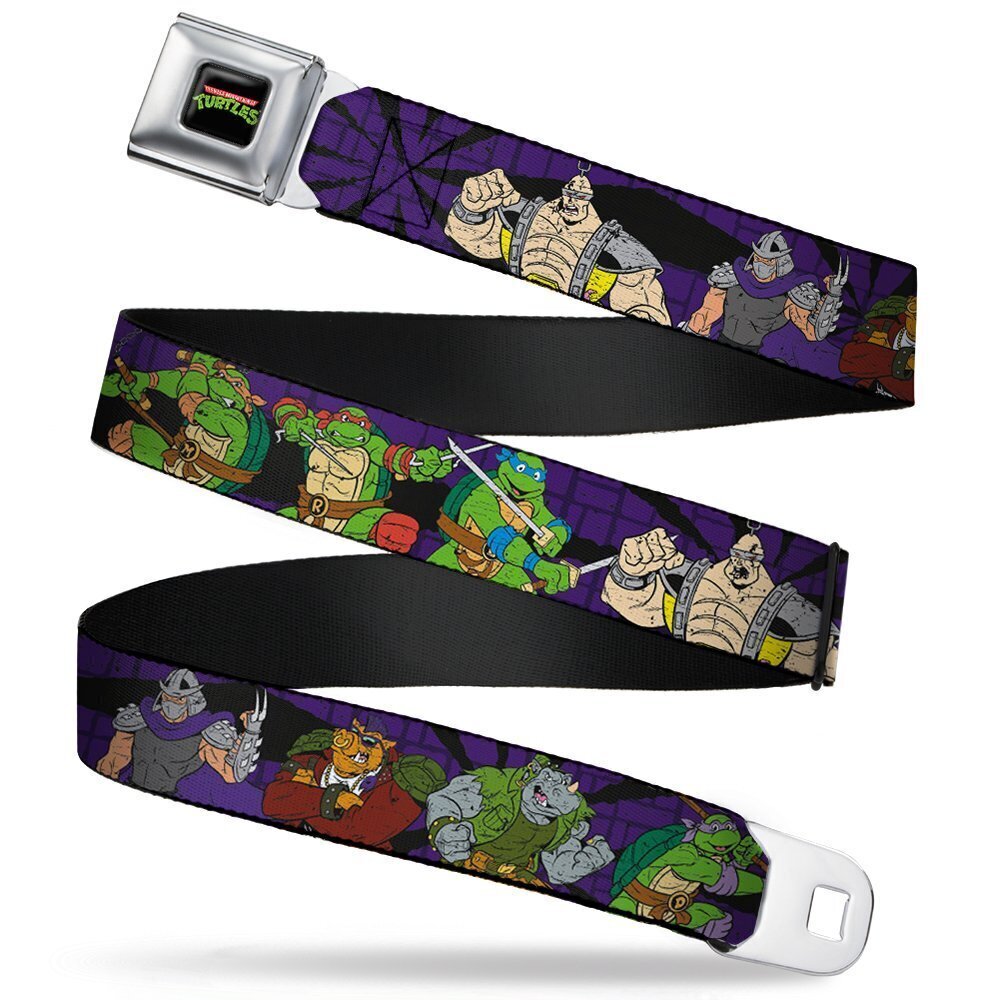 8210 Nickelodeon Buckle-down Seatbelt Ninja Turtles Wnt024 Belt